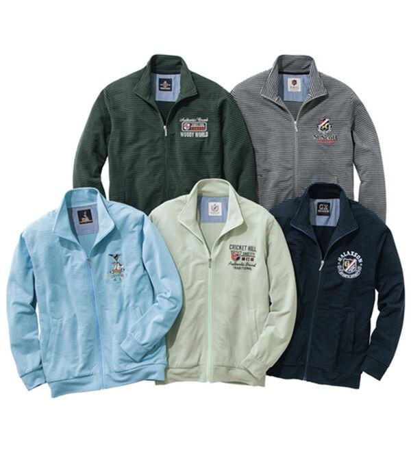 「ブランドデザインメッシュブルゾン（メンズパーカー）」｜詳細画像