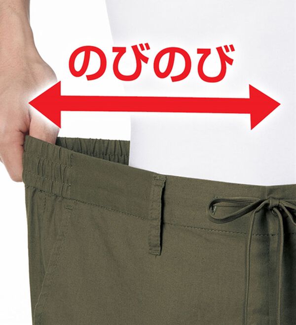 「＜アーノルド　パーマー＞リネンブレンドイージーパンツ（メンズイージーパンツ）」｜詳細画像