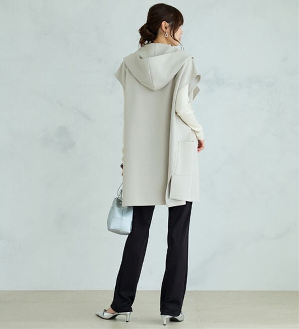 BELLUNA（ベルーナ）の「【選べる股下】ジャストフィットらくらくパンツ（フルレングスパンツ）」｜詳細画像