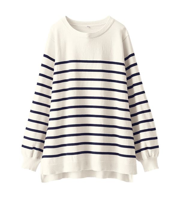 BELLUNA（ベルーナ）の「パフ袖デザインニットプルオーバー（ニット・セーター）」｜詳細画像