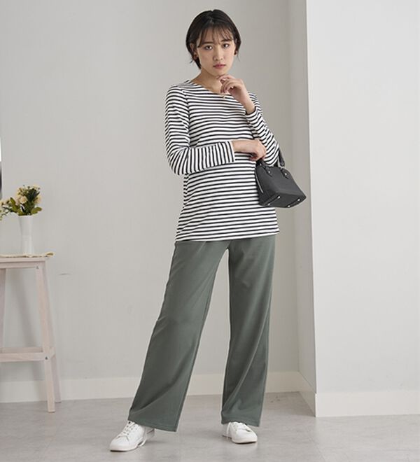 BELLUNA（ベルーナ）の「【メルティポンチ】イージーパンツ（フルレングスパンツ）」｜詳細画像