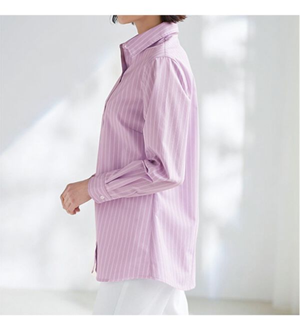 BELLUNA（ベルーナ）の「【選べる袖丈】洗える！ストレッチイージーケアシャツ（シャツ）」｜詳細画像