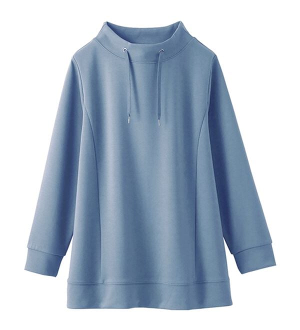 BELLUNA（ベルーナ）の「【新色追加】ワイドネックサイド切替プルオーバー（カットソー）」｜詳細画像