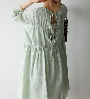 GeeRA（ジーラ）の「バックデザインティアードミニワンピース（その他ワンピース）」｜詳細画像