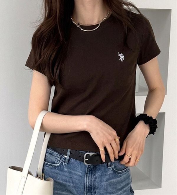 GeeRA（ジーラ）の「【ＵＳ．ＰＯＬＯ．ＡＳＳＮ】汗染み防止ミニＴシャツ（Tシャツ）」｜詳細画像