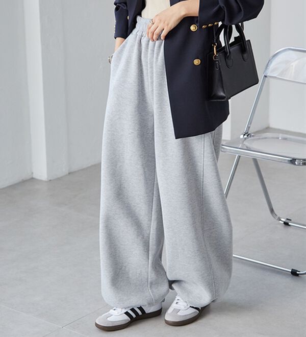 RANAN（ラナン）の「裏起毛カーブスウェットパンツ（その他パンツ）」｜詳細画像