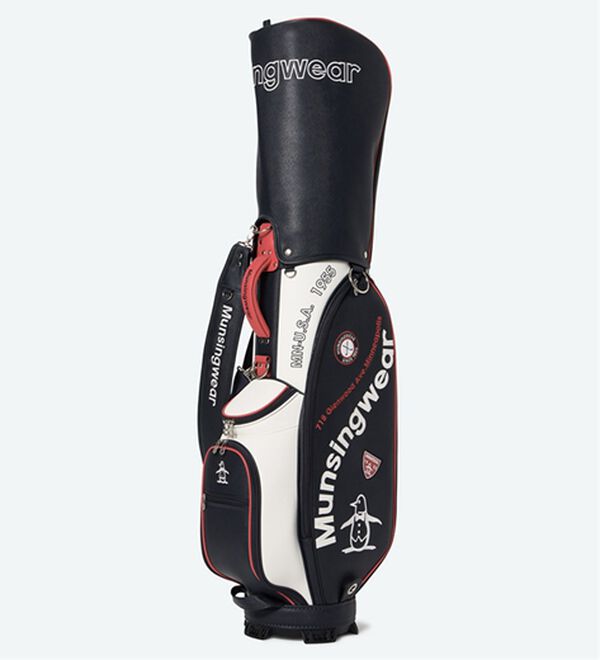 「＜マンシングウェア＞９．０カープロゴキャディバッグ（メンズゴルフグッズ）」｜詳細画像
