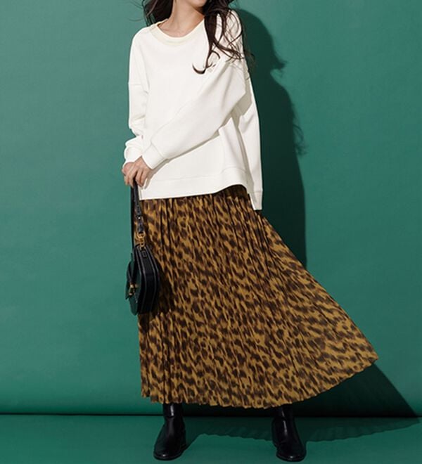 RANAN（ラナン）の「＜ＨＳ＞編立衿ポイントきれいめスウェット（カットソー）」｜詳細画像