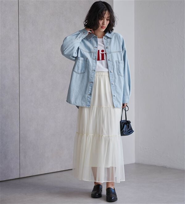 RANAN（ラナン）の「デニム素材オーバーサイズジャケット（その他ジャケット）」｜詳細画像