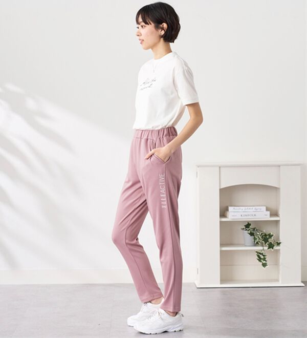BELLUNA（ベルーナ）の「＜ＥＬＬＥ　Ａｃｔｉｖｅ＞ハニカムメッシュ素材ジャージパンツ（その他パンツ）」｜詳細画像
