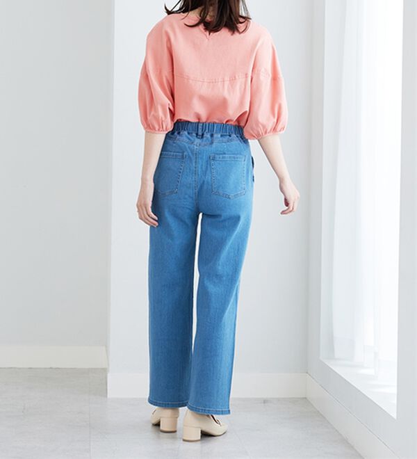 BELLUNA（ベルーナ）の「バルーンシルエットデニムパンツ（ワイドパンツ・ガウチョ）」｜詳細画像