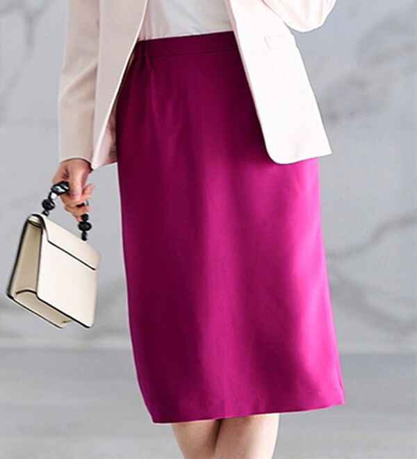 RANAN（ラナン）の「美ラインタイトスカート（ロングスカート）」｜ラズベリー