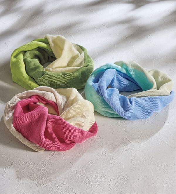 ルフラン（ルフラン）の「【３色組】洗える！リネン入スヌード（ストール・スカーフ・マフラー）」｜詳細画像