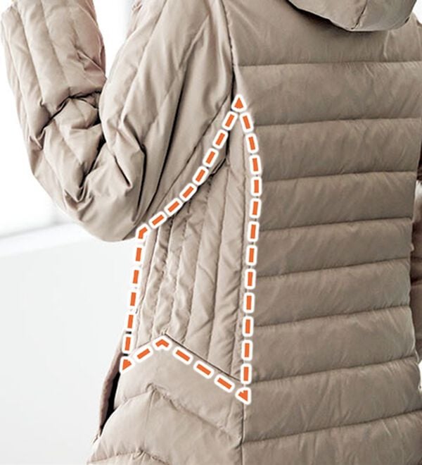 BELLUNA（ベルーナ）の「細見え！フレンチダウン使いロング丈コート（ロングコート）」｜詳細画像