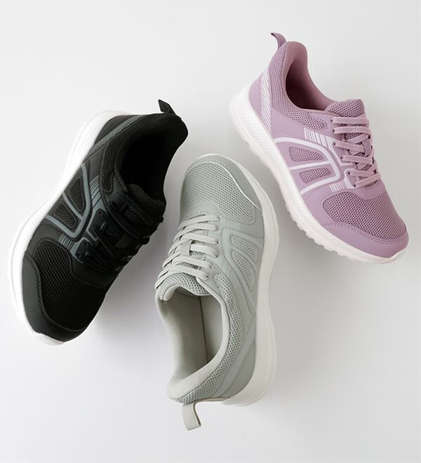 BELLUNA（ベルーナ）の「サッと履ける！防水軽量シューズ（スニーカー）」｜詳細画像