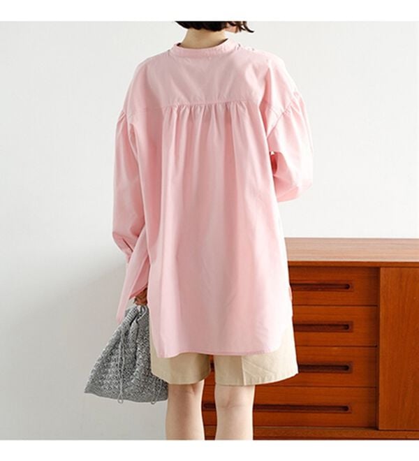 GeeRA（ジーラ）の「イレギュラーヘムスキッパーネックシャツ（シャツ）」｜詳細画像