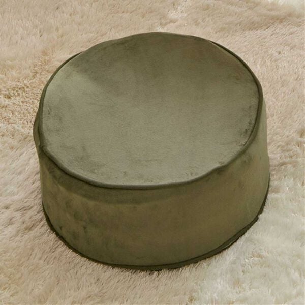 iellio（イエリオ）の「便利な極厚フロアクッション＜マルチクッション・座布団クッション・シートクッション・床座り用クッション・スツール・北欧風＞（クッション・クッションカバー）」｜カーキ