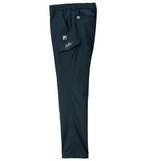 「＜フィラ＞キシリトール加工すっきりカーゴパンツ（メンズフルレングスパンツ）」｜ネイビー