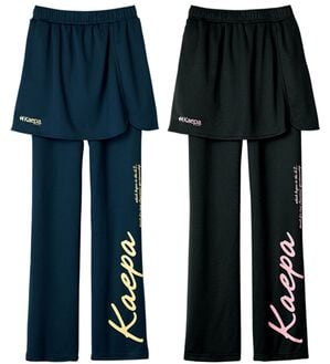 ルフラン（ルフラン）の「【２本組】＜ｋａｅｐａ＞スカート付ジャージパンツ（その他パンツ）」｜2本組