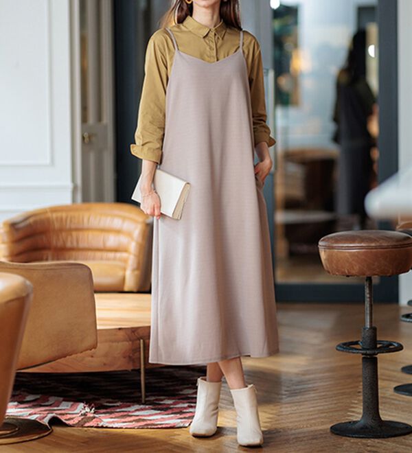 BELLUNA（ベルーナ）の「＜ＳＯＬＯＴＥＸ（Ｒ）＞ストレッチビッグシャツ（シャツ）」｜詳細画像