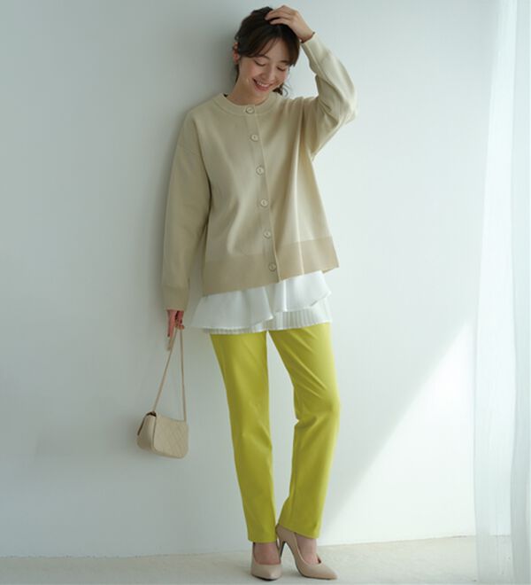 BELLUNA（ベルーナ）の「新触感！マシュマロみたいななめらかストレッチパンツ（フルレングスパンツ）」｜詳細画像