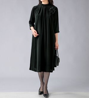 ルフラン（ルフラン）の「何かと重宝！プチフォーマルワンピース（ブラックフォーマル（喪服・礼服））」｜1