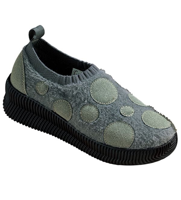 ルフラン（ルフラン）の「＜ゴムゴム＞厚底軽量ニットスニーカー（スニーカー）」｜グレー