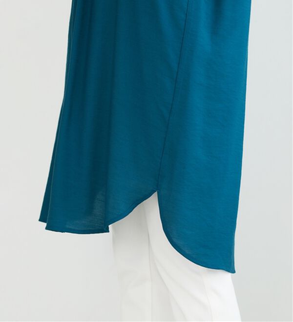 BELLUNA（ベルーナ）の「レーヨンナイロン素材シャツワンピース（その他ワンピース）」｜詳細画像