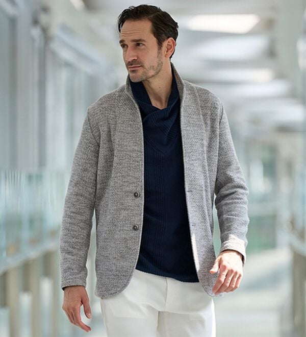 「＜コムルヴァン・オム＞男前！スタンドジャケット（メンズジャケット）」｜詳細画像