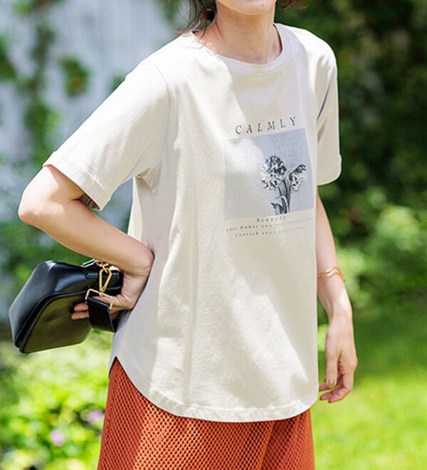 BELLUNA（ベルーナ）の「ヒンヤリ！着映えプリントプルオーバー（カットソー）」｜詳細画像