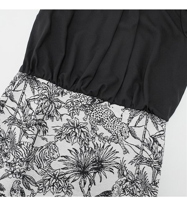 RANAN（ラナン）の「ゴブラン使いドッキングワンピース（ドッキングワンピース）」｜詳細画像