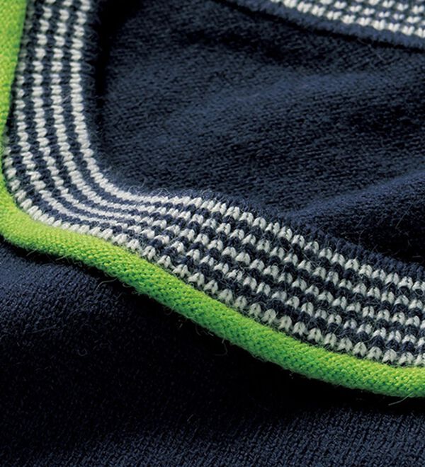 ルフラン（ルフラン）の「重ね着風ボーダーニットチュニック＜ミレット＞（ニット・セーター）」｜詳細画像