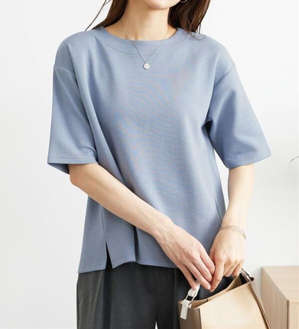 BELLUNA（ベルーナ）の「とろりん触感！ゆったりプルオーバー（カットソー）」｜詳細画像