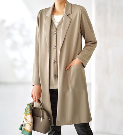 BELLUNA（ベルーナ）の「ロングベスト付ジャケットアンサンブル（その他ジャケット）」