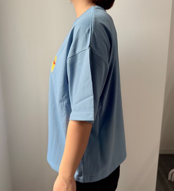 BELLUNA（ベルーナ）の「＜Disney＞【プー】胸元刺しゅうボックスシルエットTシャツ（Tシャツ）」｜詳細画像