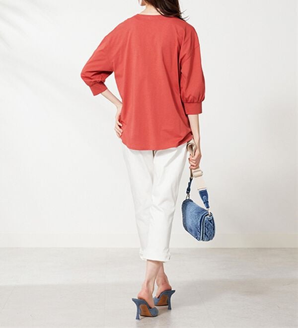 BELLUNA（ベルーナ）の「ひんやり！綿１００％キシリトールプリントチュニック（チュニック）」｜詳細画像