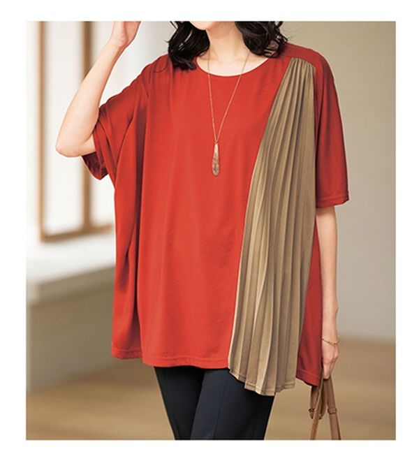 ルフラン（ルフラン）の「【３色組】サイドプリーツプルオーバー＜テイリア＞（カットソー）」｜詳細画像