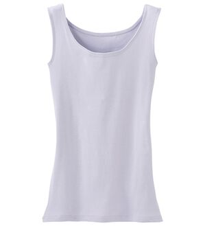LAVIENNE（ラヴィエンヌ）の「素肌よろこぶオーガニックコットンタンク（肌着・インナーウェア）」｜ラベンダー