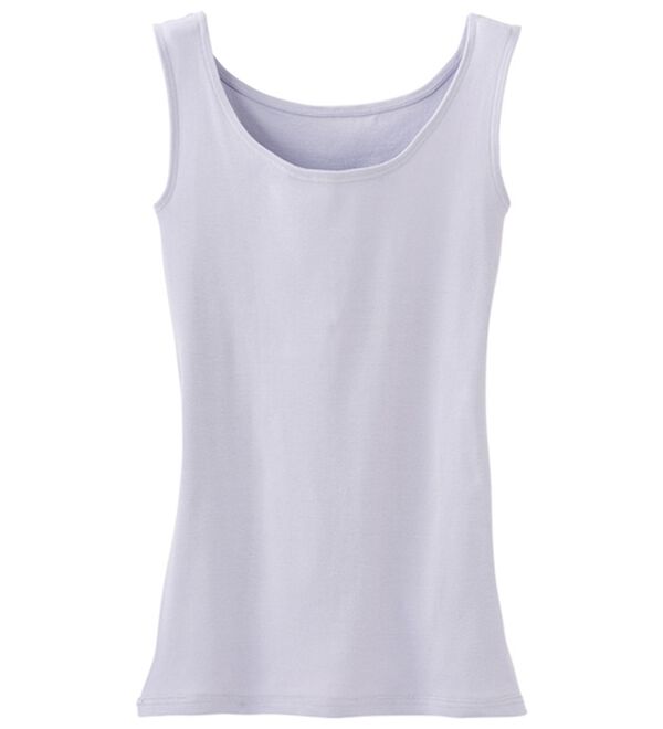 LAVIENNE（ラヴィエンヌ）の「素肌よろこぶオーガニックコットンタンク（肌着・インナーウェア）」｜ラベンダー
