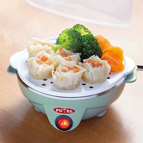 「蒸し皿付！電気ゆで玉子メーカー（キッチン家電・調理家電）」｜詳細画像