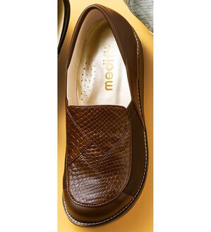 ルフラン（ルフラン）の「外反母趾対応　メディフィット５Ｅゆったりローファーシューズ（ローファー）」｜ブラウン