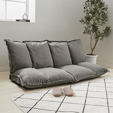 iellio（イエリオ）の「ふっくらボリュームマルチソファ＜ソファー・ローソファー・フロアソファー・２人掛け・リクライニング・北欧風・韓国風＞（ソファ）」