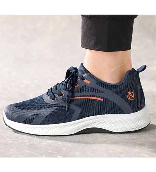 「＜コムルヴァン・オム＞お買い得カジュアルシューズ（メンズスニーカー）」｜ネイビー