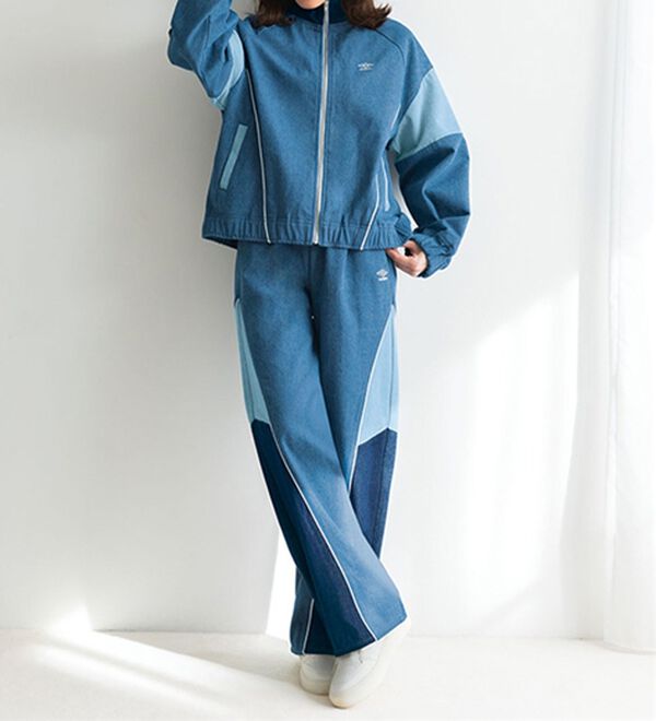 BELLUNA（ベルーナ）の「【ｕｍｂｒｏ】切替デニムジャケット（ブルゾン）」｜詳細画像