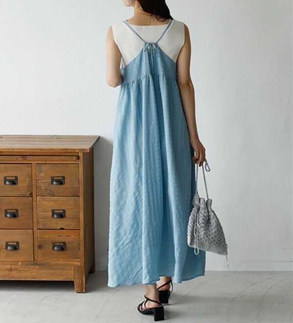 GeeRA（ジーラ）の「ぽこぽこエンボス素材キャミワンピース（その他ワンピース）」｜詳細画像