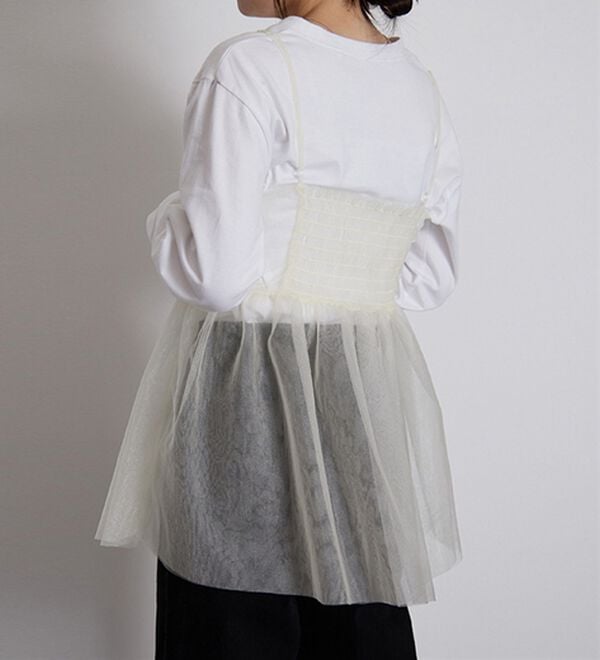 RANAN（ラナン）の「ラメチュールビスチェ（ブラウス）」｜詳細画像