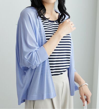 BELLUNA（ベルーナ）の「ラメ調ドルマンシアーカーディガン（ニットカーディガン）」