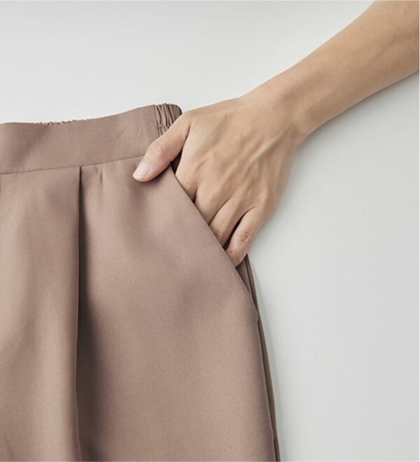 セットアップ＞シアースリーブフレアートップスパンツセット