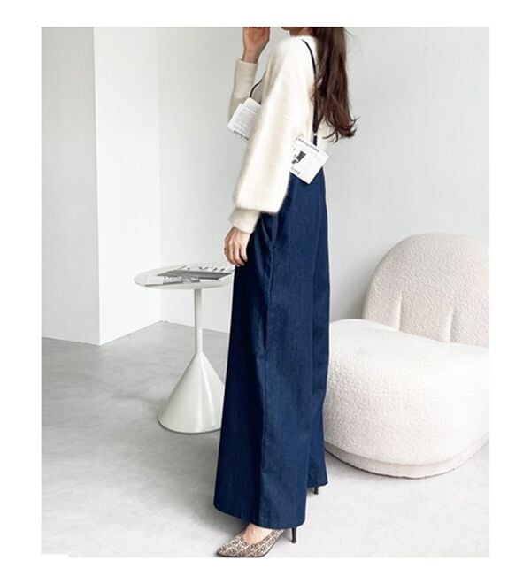 GeeRA（ジーラ）の「サロペットワイドパンツ（オールインワン）」｜詳細画像