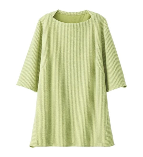 BELLUNA（ベルーナ）の「テンセル（ＴＭ）繊維混ストレッチプルオーバー（カットソー）」｜詳細画像